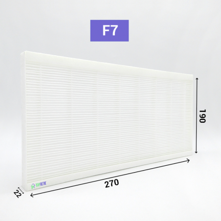 Filtre F7 à l'unité  ATLANTIC Duocosy / Duolix et SAUTER Panega