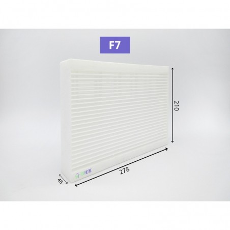 Filtres G4/F7 compatibles ALDES DEE FLY MODULO ou HYGRO sans by-pass